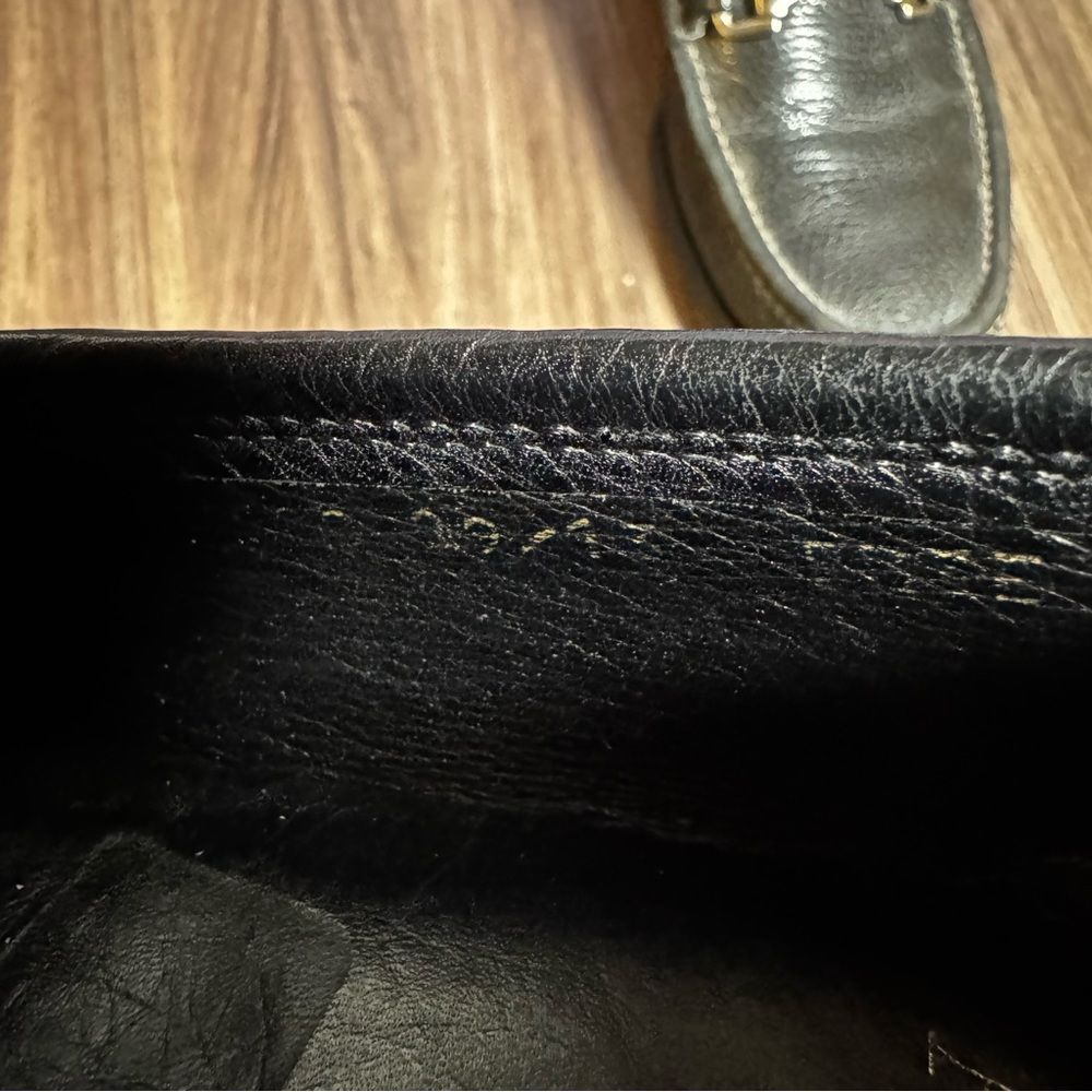 ALLEN EDMONDS Firenze Horse Bit Loafers Black Pebbled Leather Italy Men Sz 13 - Picture 8 of 8
